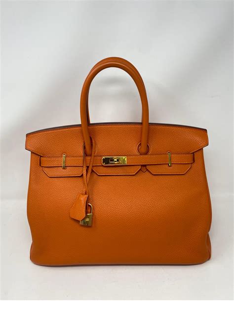 hermes tasche birkin orange|hermes birkin orange dust bag.